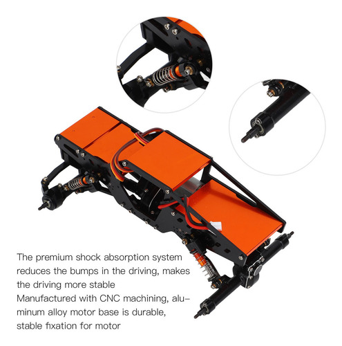 Rc Car Actualiza Piezas Ensambladas, Marco De Chasis, Aleaci