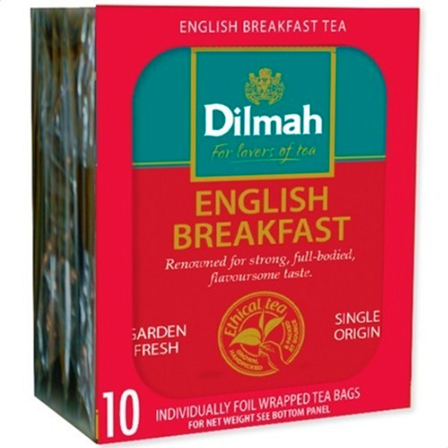 Te English Breakfast Dilmah - 10 Saquitos Origen Sri. Lanka