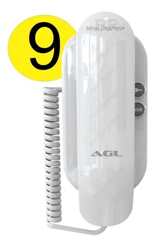 comprar Kit Com 9 Monofones Para Interfone Universal Agl S-100
