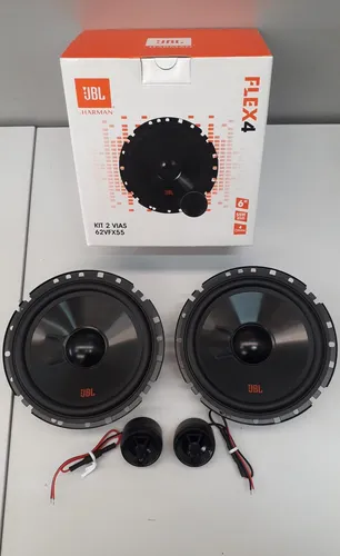 Kit Duas Vias Jbl Flex 4 6 Polegadas 110w Par 62vfx55 Kit Duas Vias Jbl Flex 4 6 Polegadas 110w Par 62vfx55
