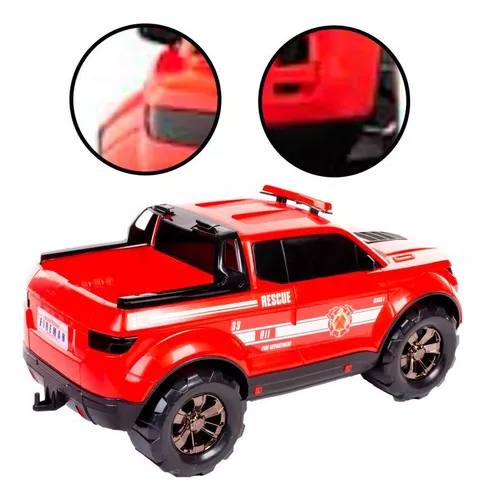 Caminhão de brinquedo Truck Polícia Preto Bs Toys - Pedagógica