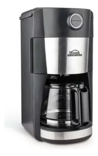 Cafetera Con Moledor De Café Home Elements 12 Tazas Y 65 G C