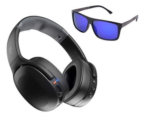 Combo Skullcandy: Audifono Crusher Evo Negro + Lentes Type C