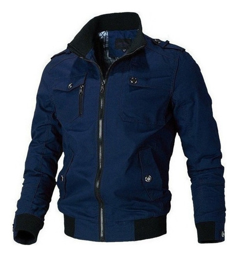 Chaqueta Tipo Blusón Casual Tipo Aviador Táctico [u]