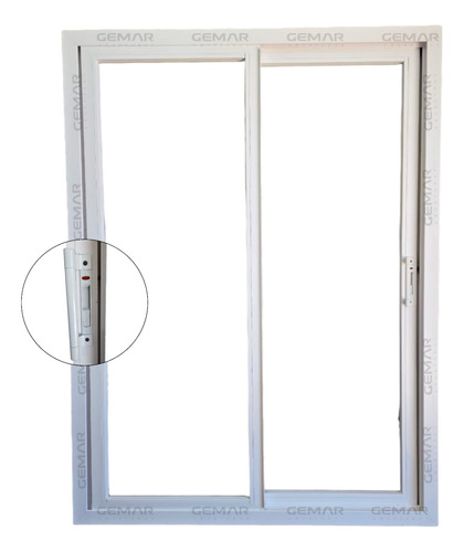 Ventana Puerta Balcon Gemar Pvc Premium 200x200 Simil Modena