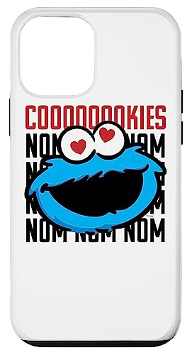 Funda Para iPhone 12 Mini Sesame Street Cookie Monster Pl-02