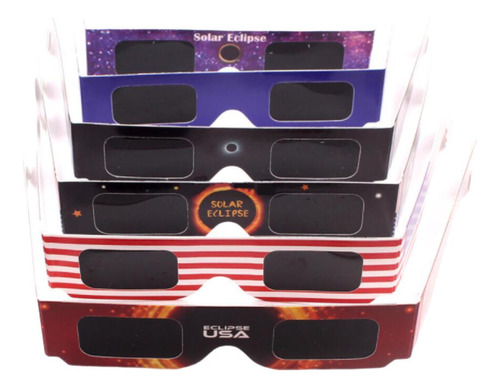 Gafas De Juguete De Papel Para Eclipse Solar, 100 Piezas, De