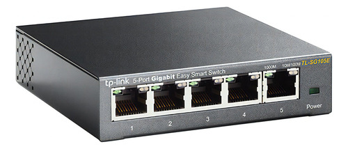 Switch Gigabit Easy Smart Tl-sg105e De Mesa Com 5 Portas Tp-link 100v/240v