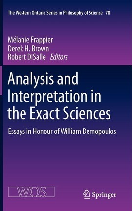 Analysis And Interpretation In The Exact Sciences - Melan...