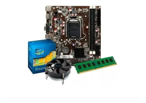 Kit Core I5 3470 C/ Cooler + Placa Mãe Hdmi + Memória 8gb