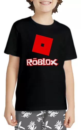 ROBLOX-Conjunto de t-shirt e shorts para meninos de mangas curtas