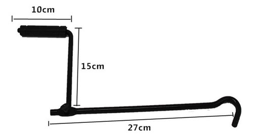 Llave Portátil Para Manija De Gato De Camión, Accesorio