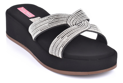 Price Shoes Sandalia Plataforma Para Mujer 4724218negro