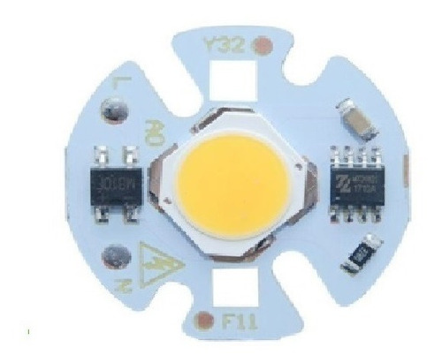 Chip Led Cob, 10w, Blanco Frio, 110v.