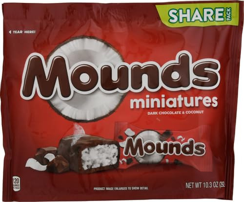 Mounds Bombones Miniatura  10.3oz (paquete De 3)