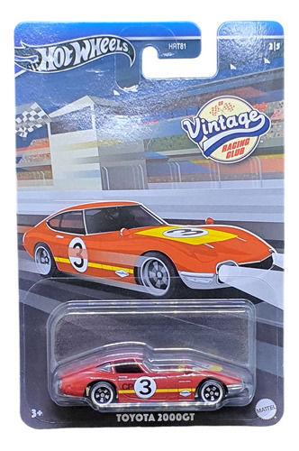 Toyota 2000gt Vintage Racing Club 2024 Hot Wheels 1/64