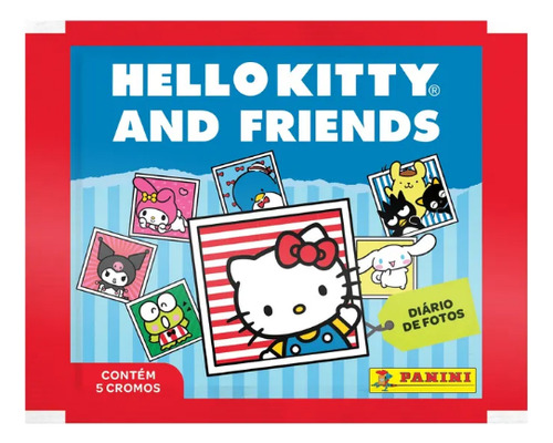 75 Figurinhas Hello Kitty And Friends, Panini = 15 Envelopes