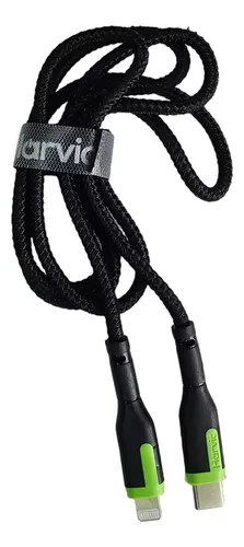 Cable Tipo C A Lightning Compatible Apple Nylon 1 Metro
