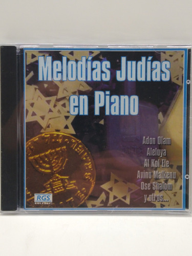 Melodías Judías En Piano Cd Nuevo