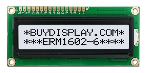 Display Lcd Arduino Raspberry Lcd1602 Backlight Blanco 16x2