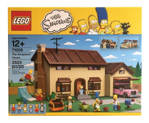 Lego La Casa De Simpson Modelo 71006 Figuras Serie Tv