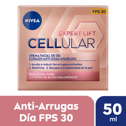 Crema Antiedad Nivea Cellular Expert Lift De Día Fps 30 50ml Tipo de piel Todo tipo de piel
