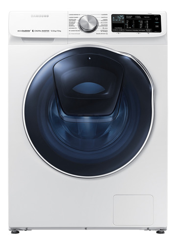Lavadora secadora automática Samsung WD12N64FR2 inverter blanca 12kg 220 V - 240 V