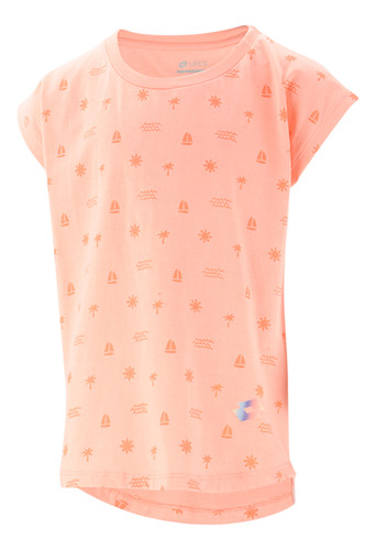 Remera Lotto Smart Niña En Rosa