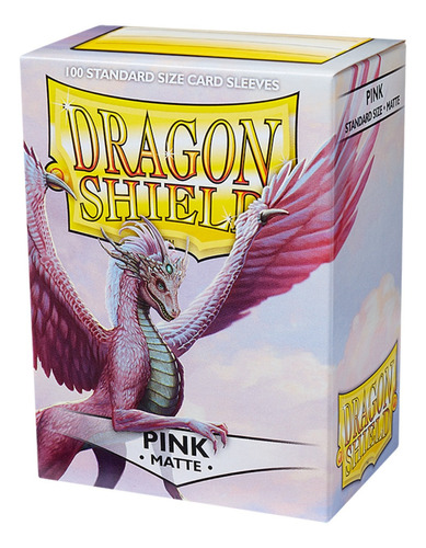 Sleeves Dragon Shield Matte Pink Rosa Padrão
