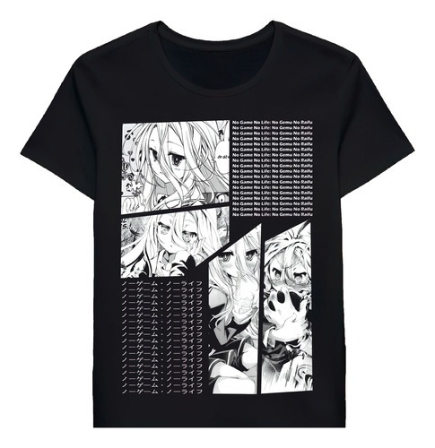 Remera Shiro No Game No Life No Gemu No Raifu Manga100429000