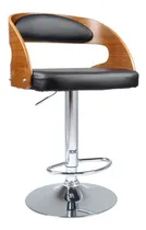 Comprar Banqueta De Cocina Barra Regulable Ecocuero - Premier Acabado de la estructura Cromado Color Negro