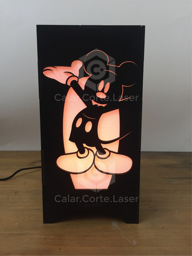 Lampara Velador Infantil Luz De Noche Disney Mickey