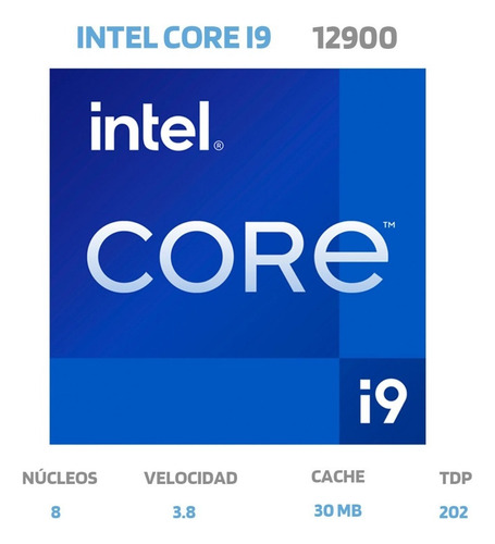 Procesador Intel Core I9-12900 Intel Uhd Graphics 770, S-170