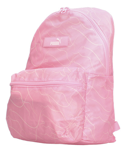 Mochila Puma Core Pop Color Rosa Compartimento Para Laptop