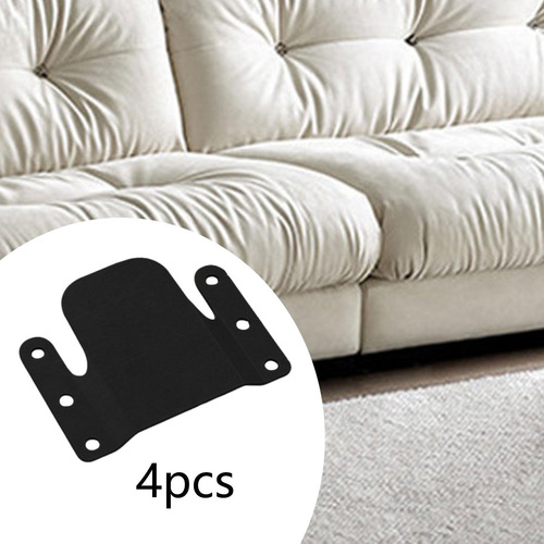 Conector De Sofá Seccional De 4 Piezas, Accesorios De Negro