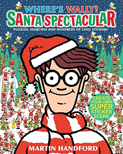 Libro Where's Wally? Santa Spectacular Sticker Book De Handf