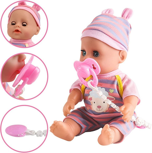 Juego De Muñeca Con Cua Y Accesorios