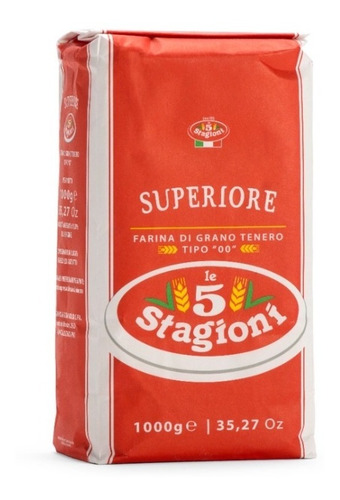 Harina 00 Para Pan Le 5 Stagioni Superiore 1kg 