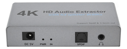 Extractor De Audio 4k Hdmi De Alta Definición Con 1 Puntos 2