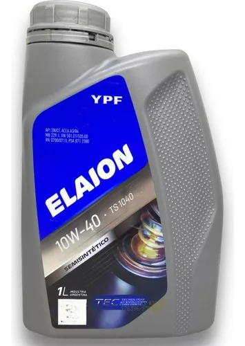 Aceite Ypf Elaion F30 Semisintetico 10w40 X 1 Litro 