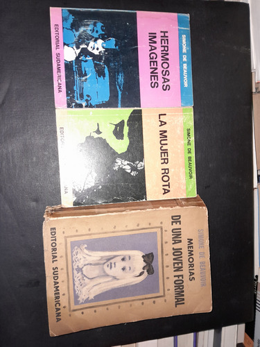 Lote 3 Libros Simone De Beauvoir