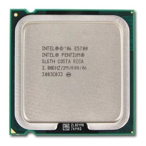 Processador Lga 775 Pentium E5700 3,00 Ghz Slgth 800 Mhz