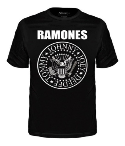 Camiseta Banda Stamp Infantil Ramones