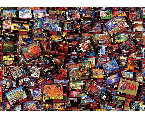 Super Never Ending Showdowns Retro Video Games 1000-piece Ji