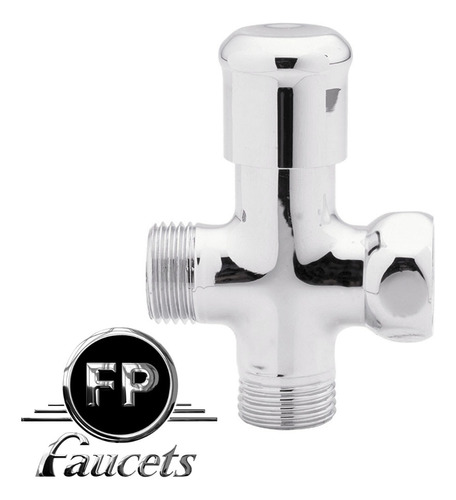 Llave Ducha Te Cromada Fundición Pacífico Fp 02du03