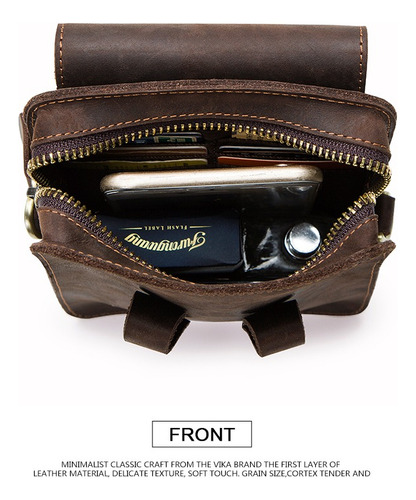 Bolsa Para Celular Piel Riñonera Para Hombro Bandolera