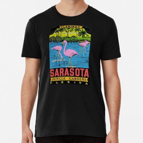 Remera Calcomanía De Viaje Vintage De Sarasota Jungle Garden