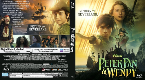 Peter Pan & Wendy 2023 En Bluray. Audio Ing/esp. Lat 5.1