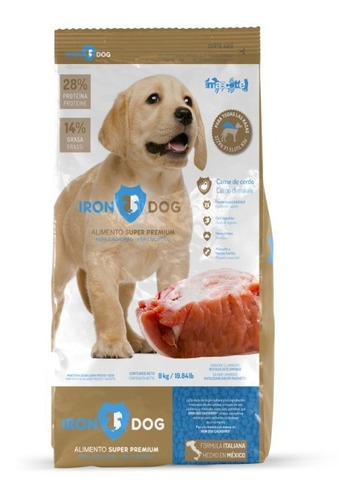 Alimento Para Perro Iron Dog Premium Cachorro 9 Kg