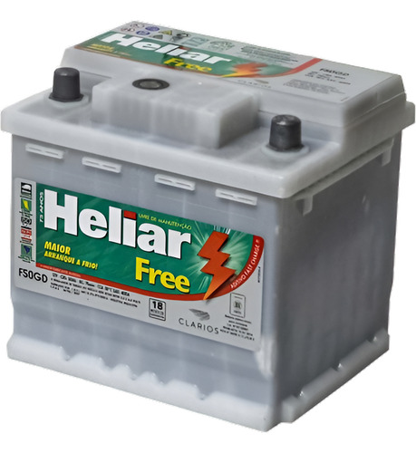 Bateria Heliar 12x50 F50gd Peugeot 208 Citroen C3